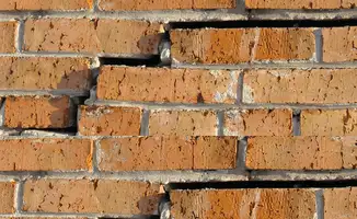 Brick wall with serious structural damage in Yonkers, NY